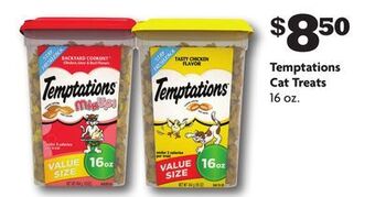Family Dollar Temptations cat treats offer