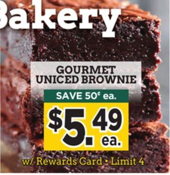 Dearborn Market Gourmet uniced brownie offer