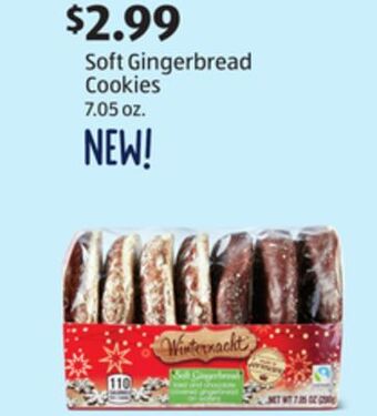 Aldi Soft gingerbread cookies offer
