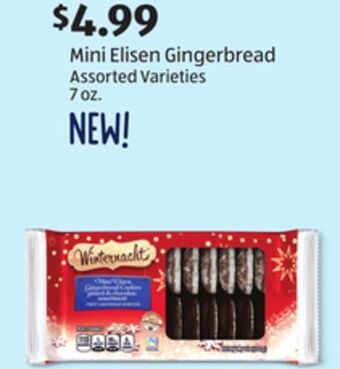 Aldi Mini elisen gingerbread offer