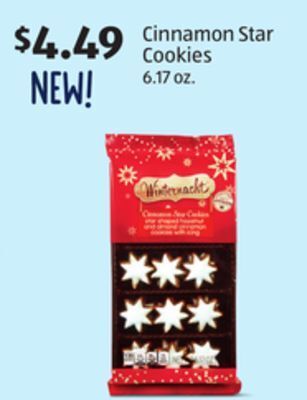 Aldi Cinnamon star cookies offer