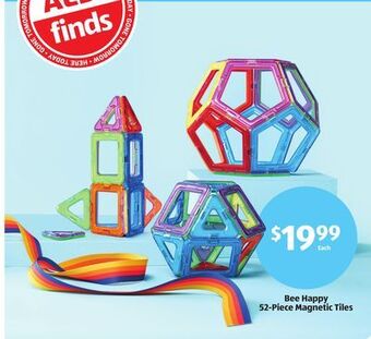 Aldi Bee happy 52-piece magnetic tiles offer