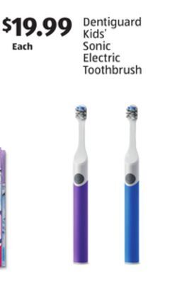 Aldi Dentiguard kids' sonic electric toothbrush offer