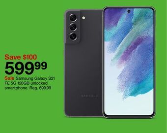 Target Samsung galaxy s21 fe 5g 128gb unlocked smartphone offer