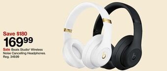 Target Beats studio3 wireless noise cancelling headphones offer