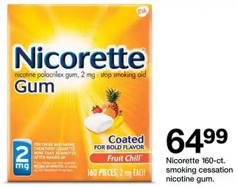 Nicorette 160-ct. smoking cessation nicotine gum
