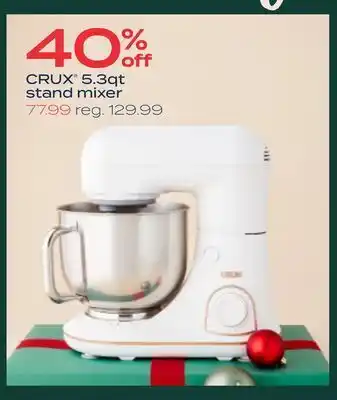 Crux® 5.3 qt. stand mixer
