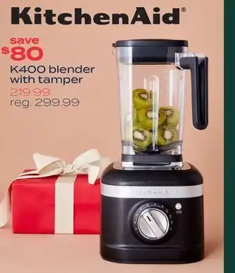 Kitchenaid® k400 blender with tamper