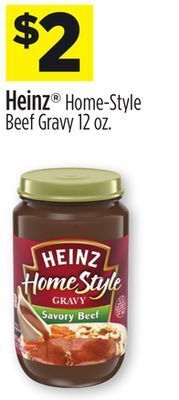 Dollar General Heinz® home-style beef gravy offer