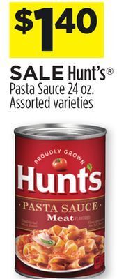 Dollar General Hunt's® pasta sauce offer