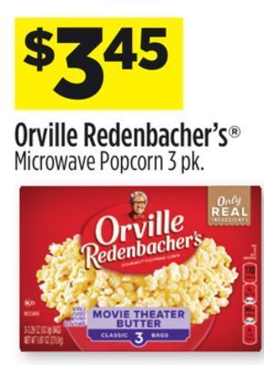 Dollar General Orville redenbacher's® microwave popcorn offer