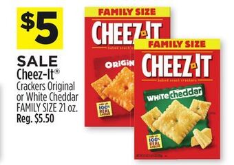 Dollar General Cheez-it® crackers original or white cheddar offer