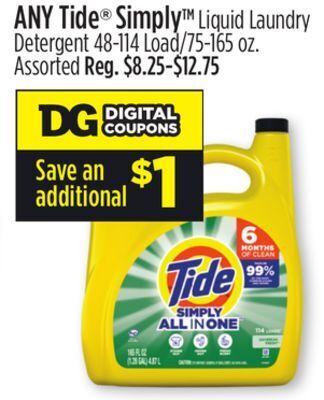 Dollar General Any tide® simply™ offer