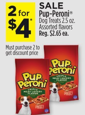 Dollar General Pup-peroni® dog treats offer