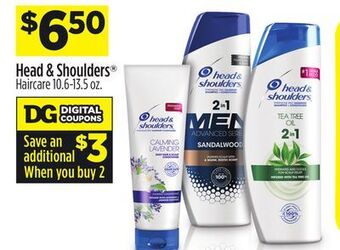 Dollar General Head & shoulders® haircare offer
