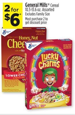 Dollar General General mills® cereal offer