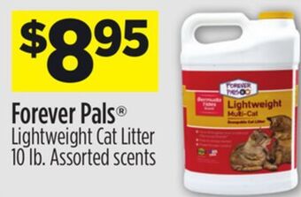 Dollar General Forever pals® lightweight cat litter offer