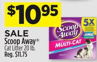 Dollar General Scoop away® cat litter offer