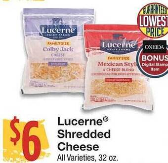 Amigos United Lucerne shredded cheese offer