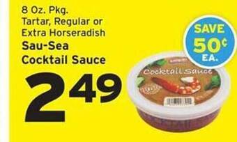 Hannaford Sausea cocktail sauce offer