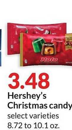 Hy-Vee Hershey's christmas candy offer