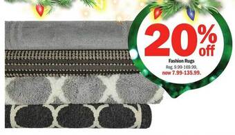 Meijer Fashion rugs offer