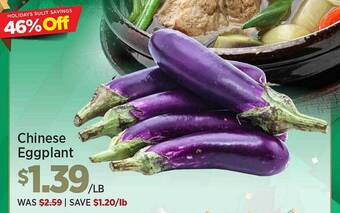 Island Pacific Market Chinese eggplant offer
