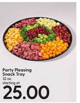 Hy-Vee Party pleasing snack tray offer