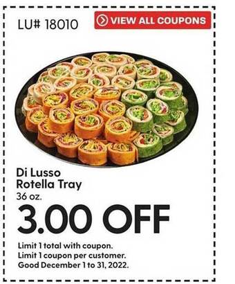 Hy-Vee Di lusso rotella tray offer