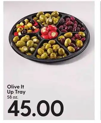Hy-Vee Olive lt up tray offer