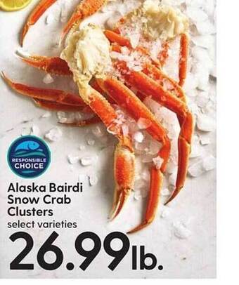 Hy-Vee Alaska bairdi snow crab clusters offer