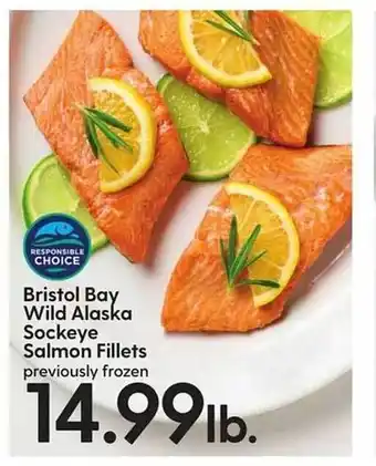 Hy-Vee Bristol bay wild alaska sockeye salmon fillets offer