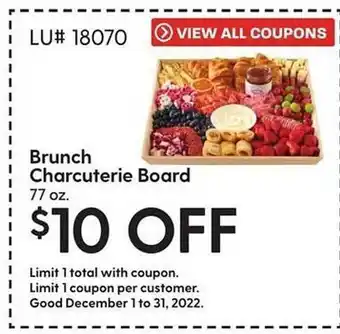 Hy-Vee Brunch charcuterie board offer