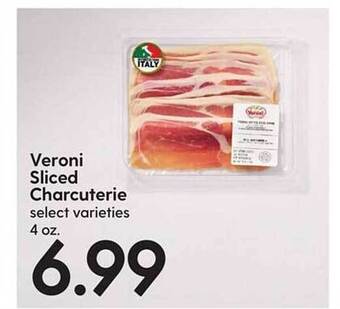 Hy-Vee Veroni sliced charcuterie offer