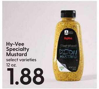 Hy-Vee Hy-vee specialty mustard offer