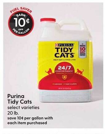 Hy-Vee Purina tidy cats offer