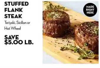 Bristol Farms Stuffed flank steak offer