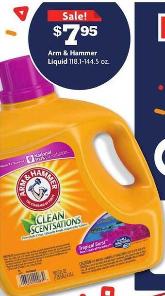 Family Dollar Arm & hammer liquid offer