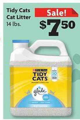 Family Dollar Tidy cats cat litter offer