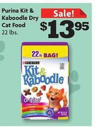 Family Dollar Purina kit & kaboodle dry cat food offer