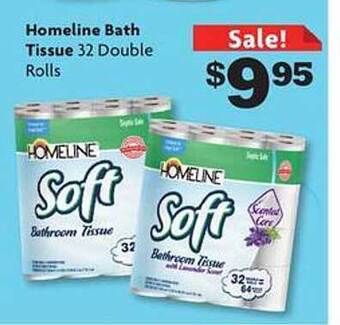 Family Dollar Homeline bath tissue offer