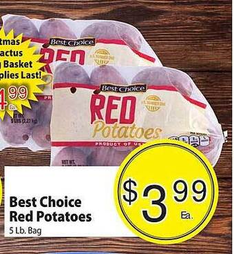 Food Giant Best choice red potatoes offer