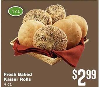 Forest Hills Food Fresh baked kaiser rolls offer