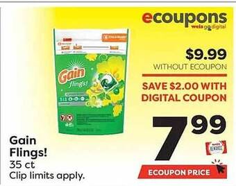 Weis Markets Gain flings! offer