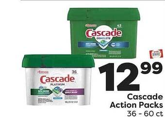 Weis Markets Cascade action packs offer