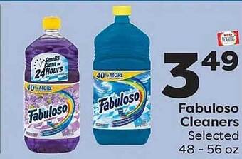 Weis Markets Fabuloso cleaners offer