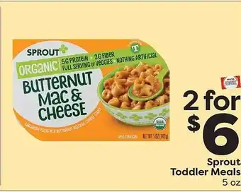 Weis Markets Sprout toddler meals offer