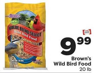 Weis Markets Brown's wild bird food offer