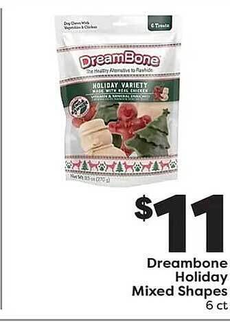 Weis Markets Dreambone holiday mixed shapes offer