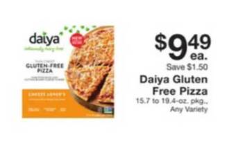 Fairway Store Market Daiya gluten free pizza offer